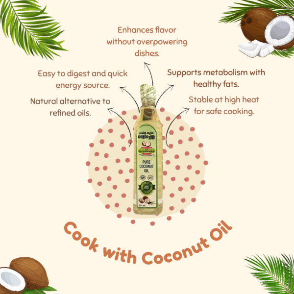 1/2 Litre Coconut Oil